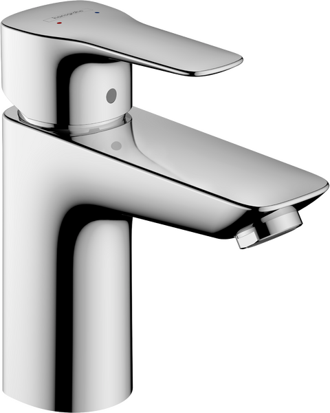 单把手面盆龙头L，带提拉落水套件