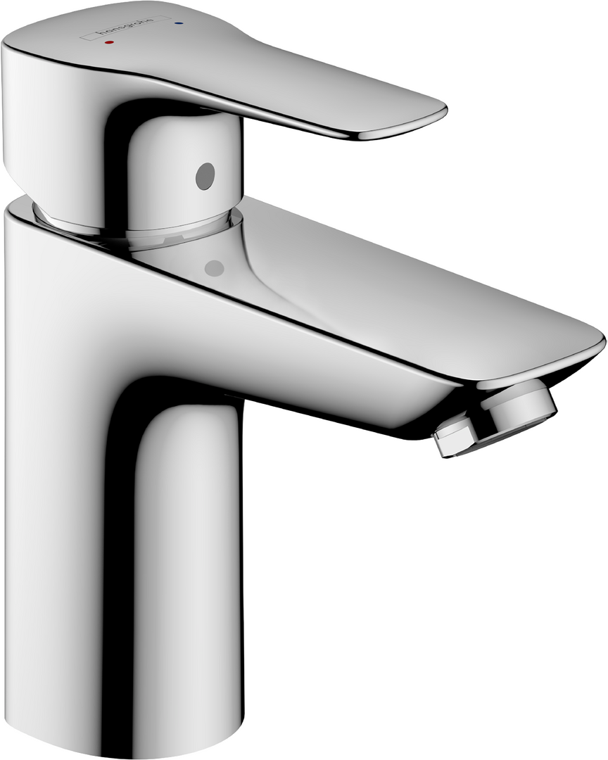 单把手面盆龙头L，带提拉落水套件