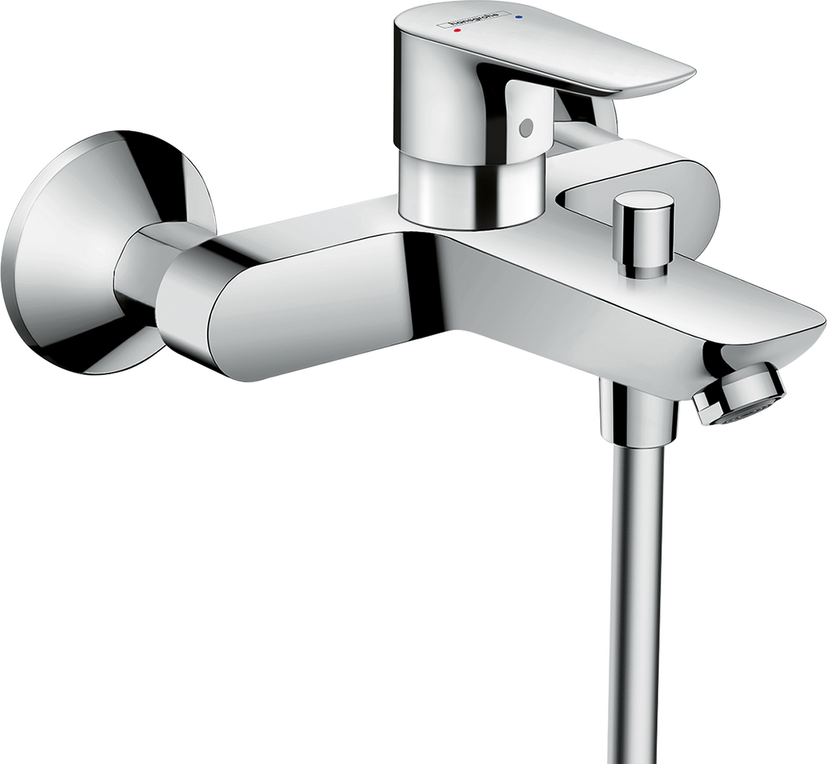 明装单把手浴缸龙头