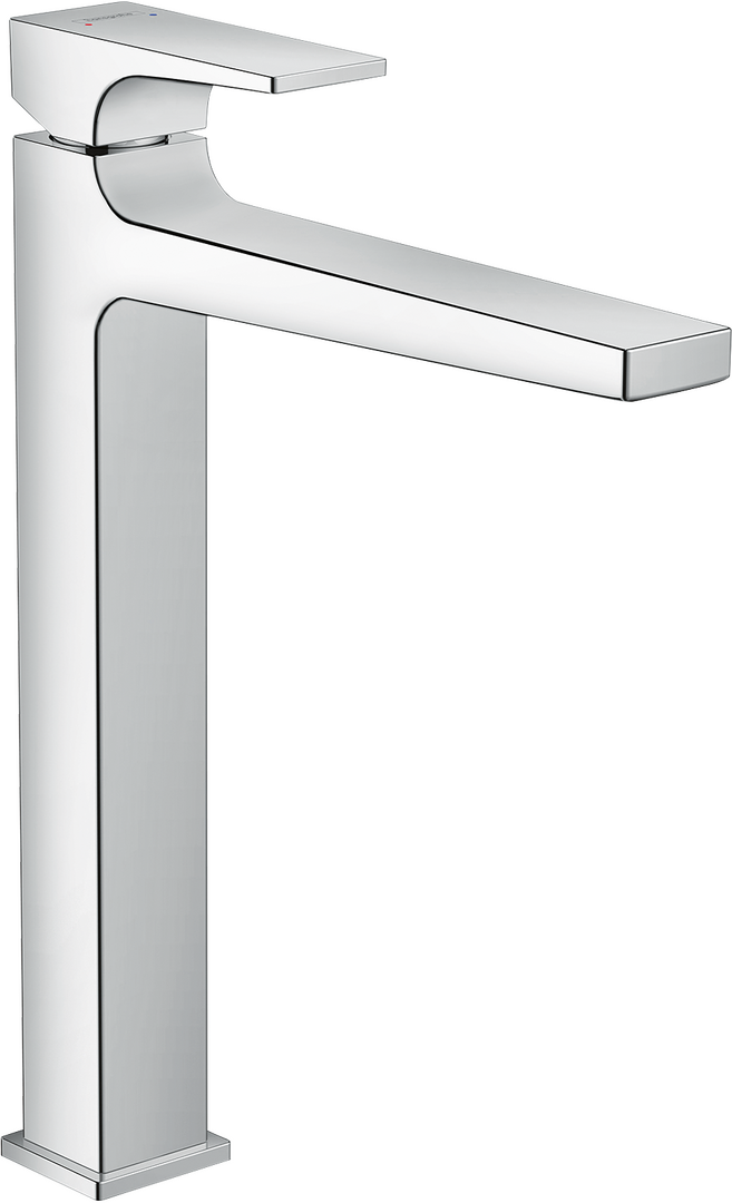 单把手面盆龙头260，带一字把手和按压落水套件