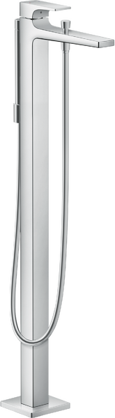 落地式单把手浴缸龙头，带一字把手