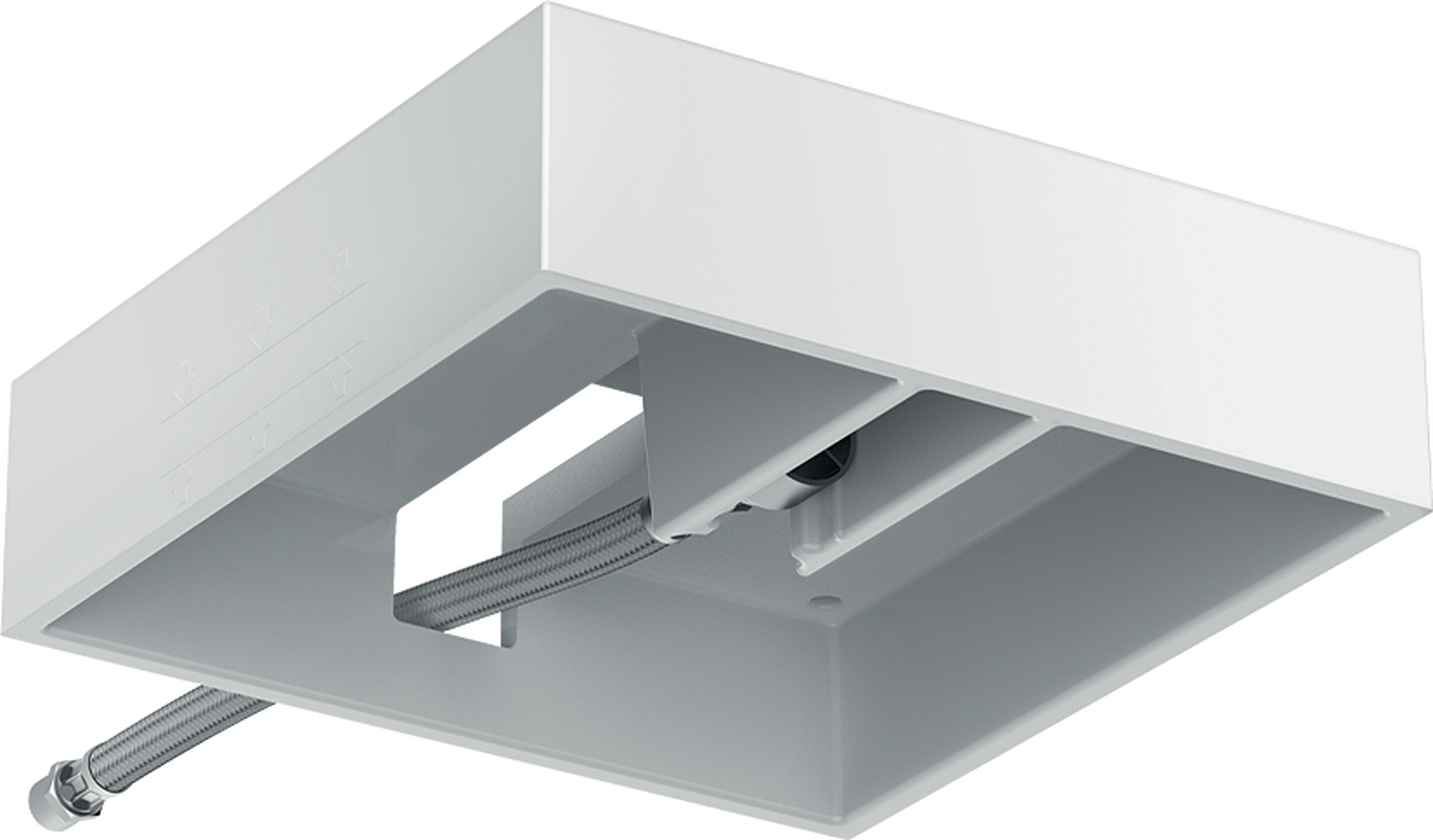 基础套件 飞雨E400空气式单速头顶花洒