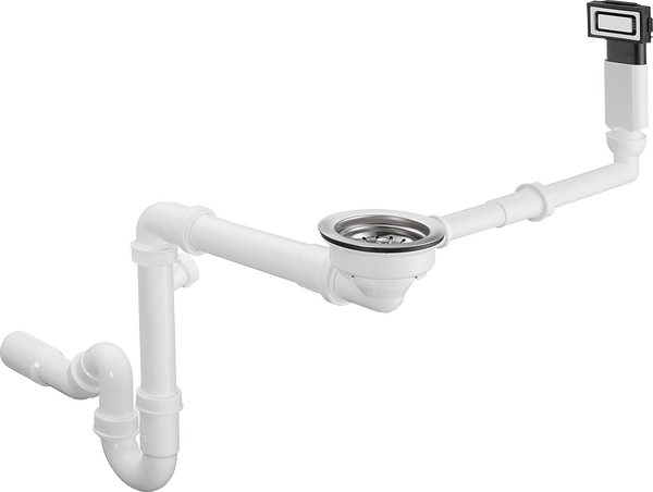 D14-10 手动下水溢水装置 适用于660不锈钢水槽