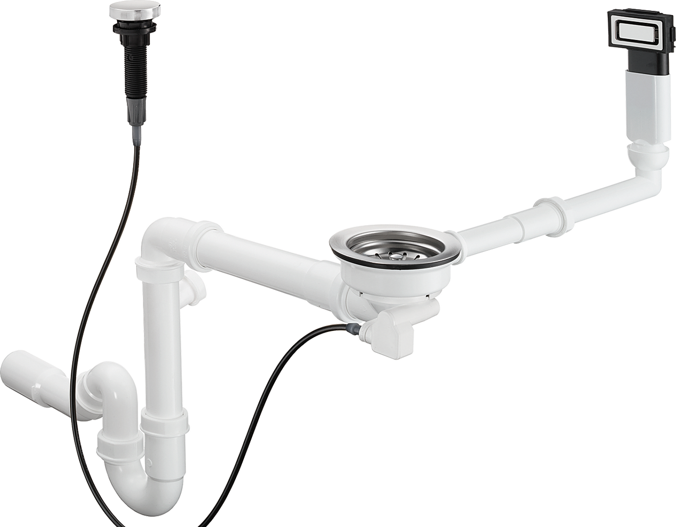 D14-11 自动下水溢水装置 适用于660不锈钢水槽