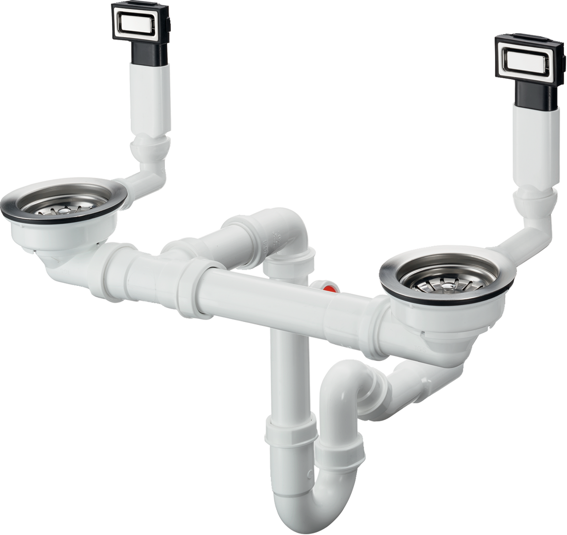 D18-10 手动下水溢水装置 适用于305/435不锈钢水槽