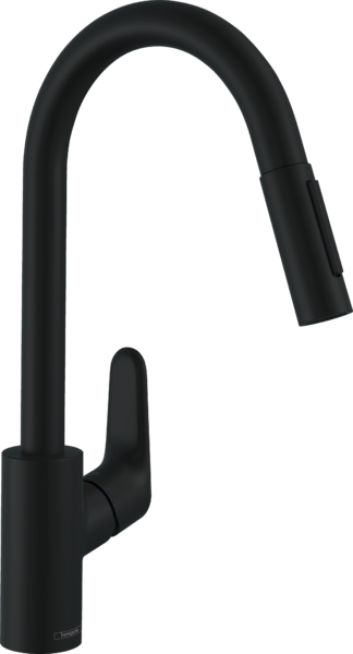 单把手厨房龙头 240抽拉式喷头