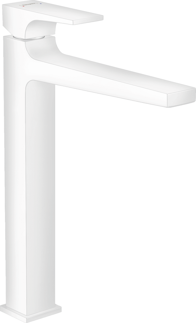 单把手面盆龙头260，带一字把手和按压落水套件