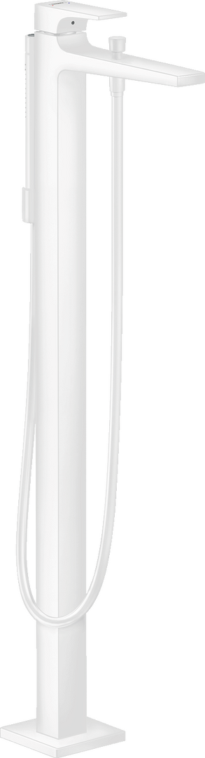 落地式单把手浴缸龙头，带一字把手