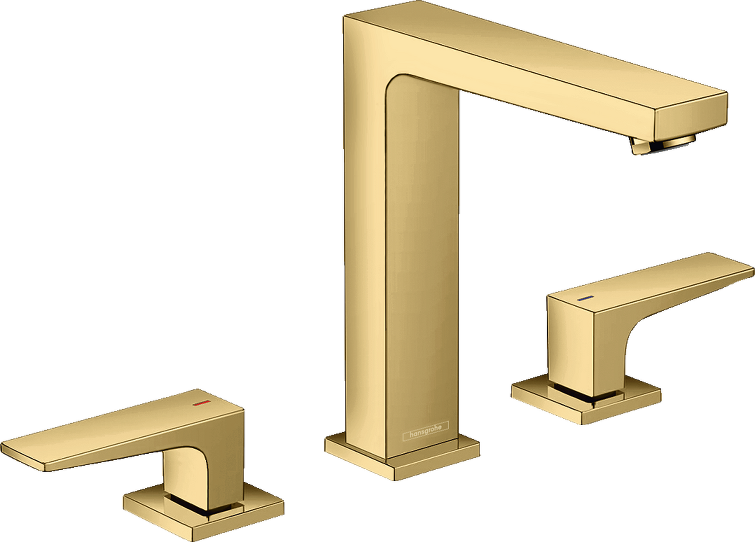 三孔面盆龙头160，带提拉落水套件