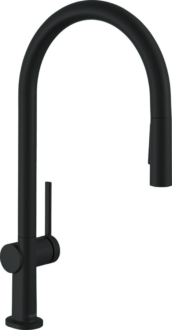 单把手厨房龙头210，带抽拉式出水嘴，两种出水模式