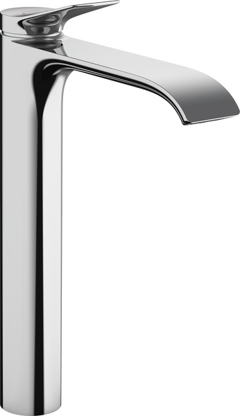 单把手面盆龙头250，带按压落水套件