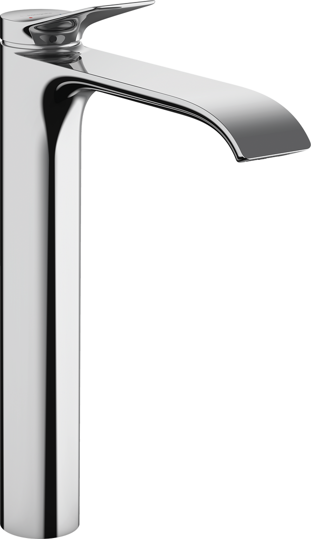 单把手面盆龙头250，带按压落水套件