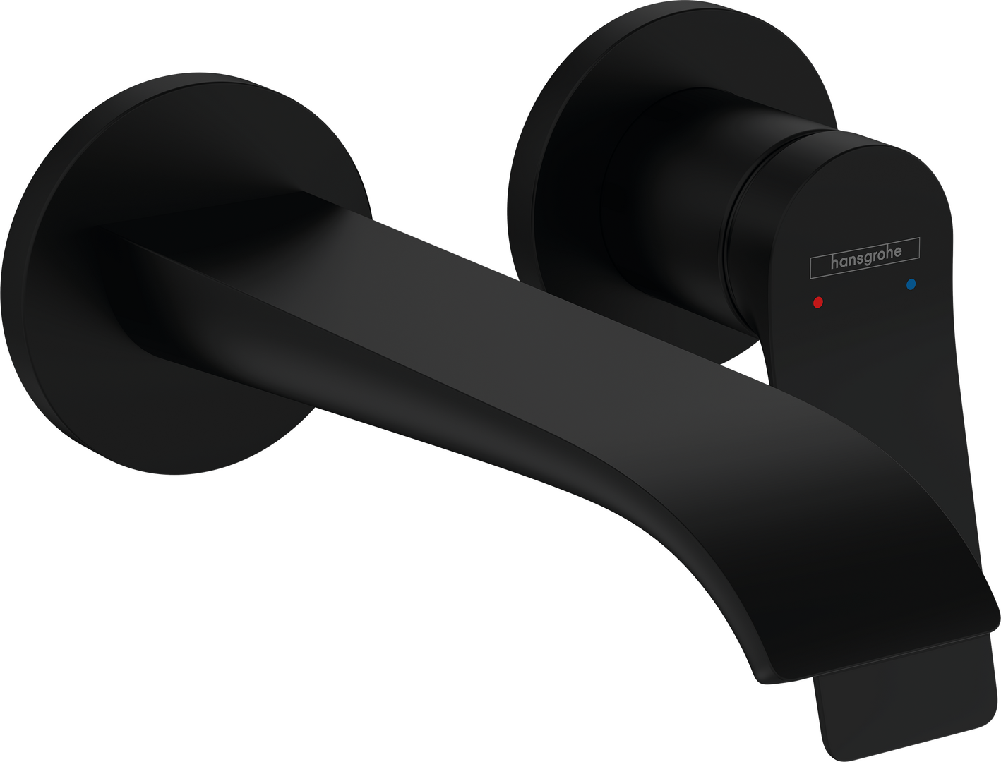 暗装墙出水单把手面盆龙头，出水嘴192mm