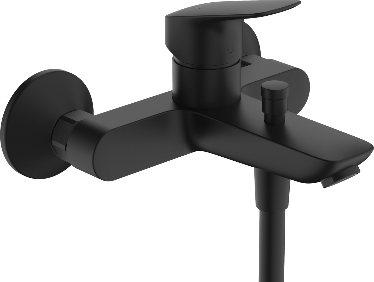 明装单把手浴缸龙头