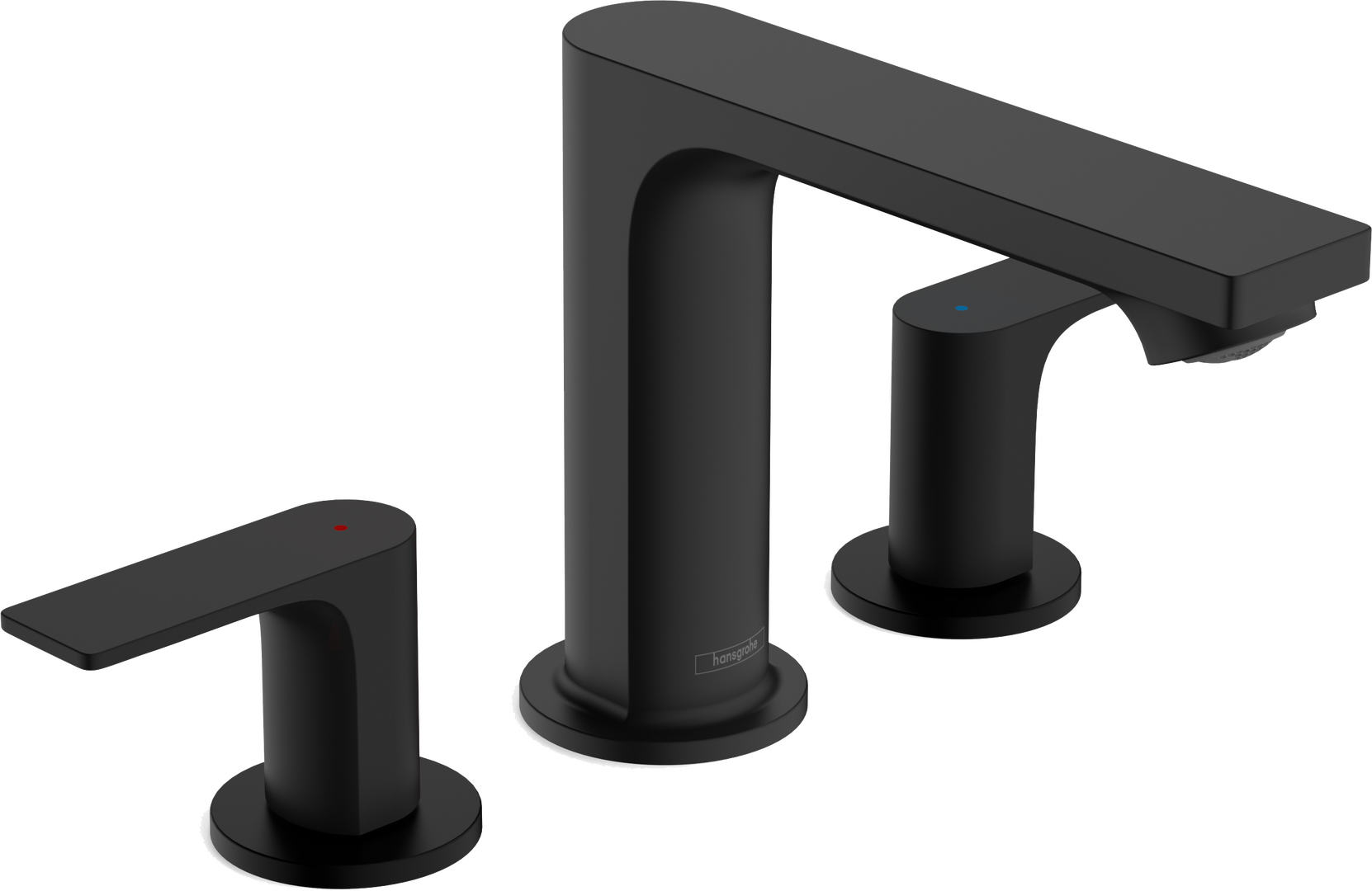 三孔面盆龙头110，带提拉落水套件