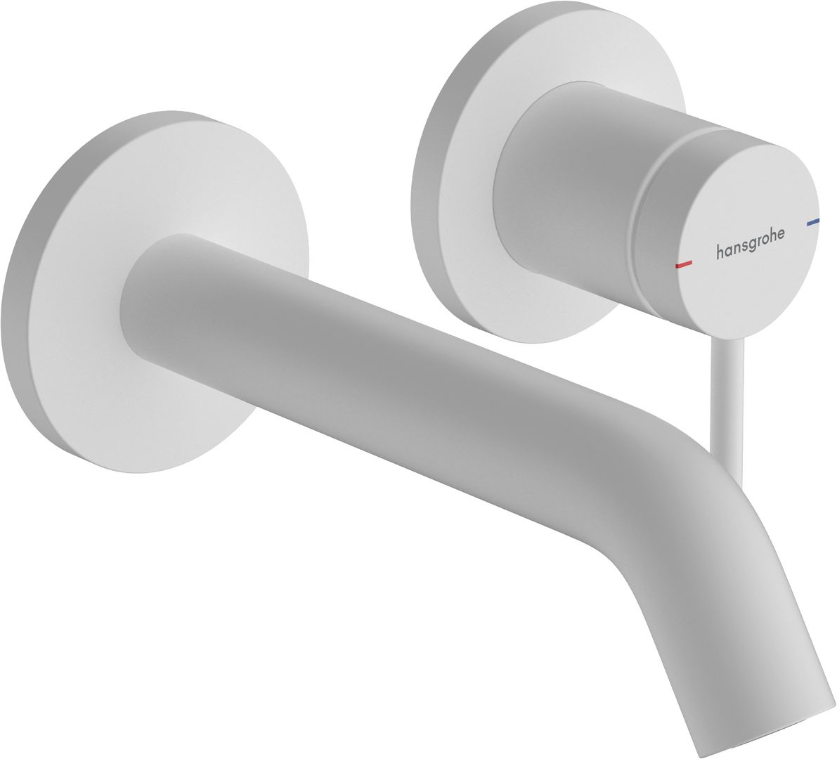 暗装墙出水单把手面盆龙头，出水嘴165mm