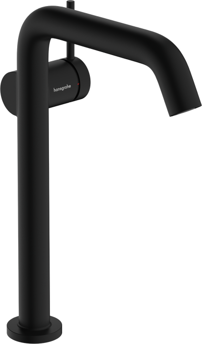 侧把手面盆龙头240 Fine冷启动，带按压落水套件