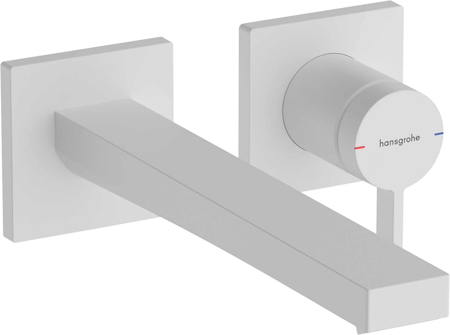 暗装墙出水单把手面盆龙头，出水嘴225mm