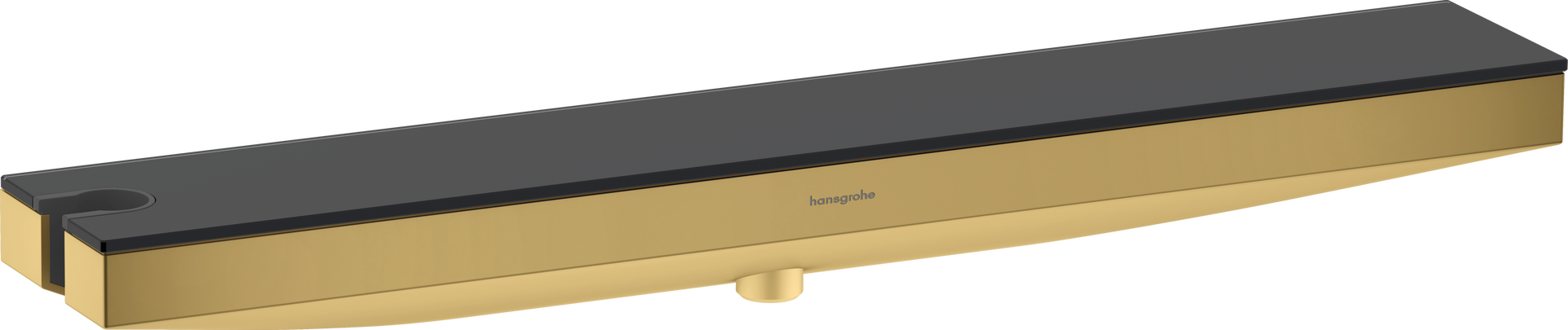 置物架500，带墙面连接件，左侧带花洒支架