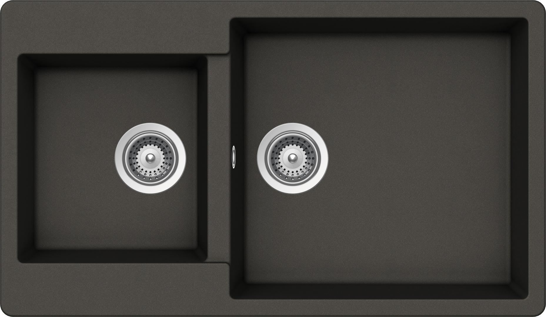 台上盆 Brooklyn N-175 CT，带手动下水