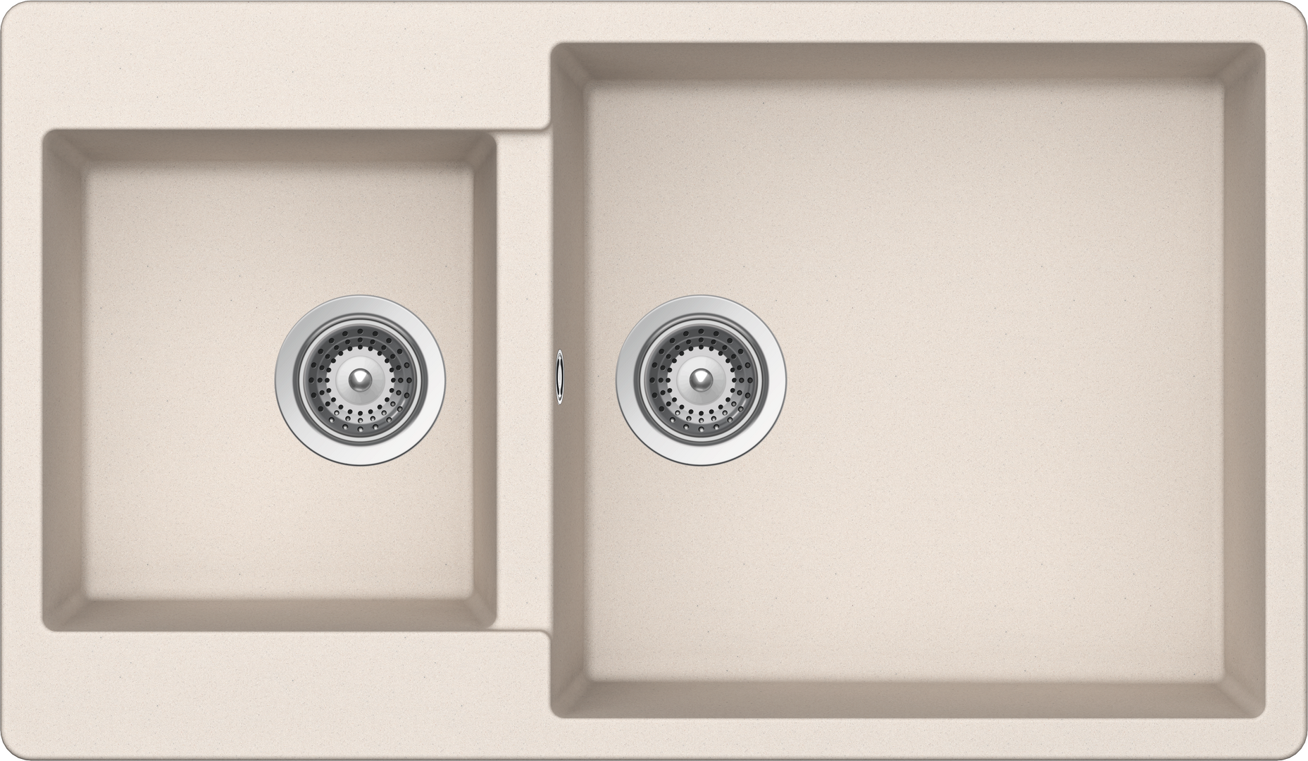 台上盆 Brooklyn N-175 CT，带手动下水