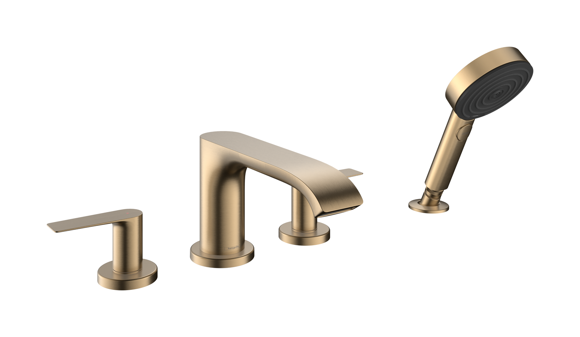 四孔翻边安装浴缸龙头