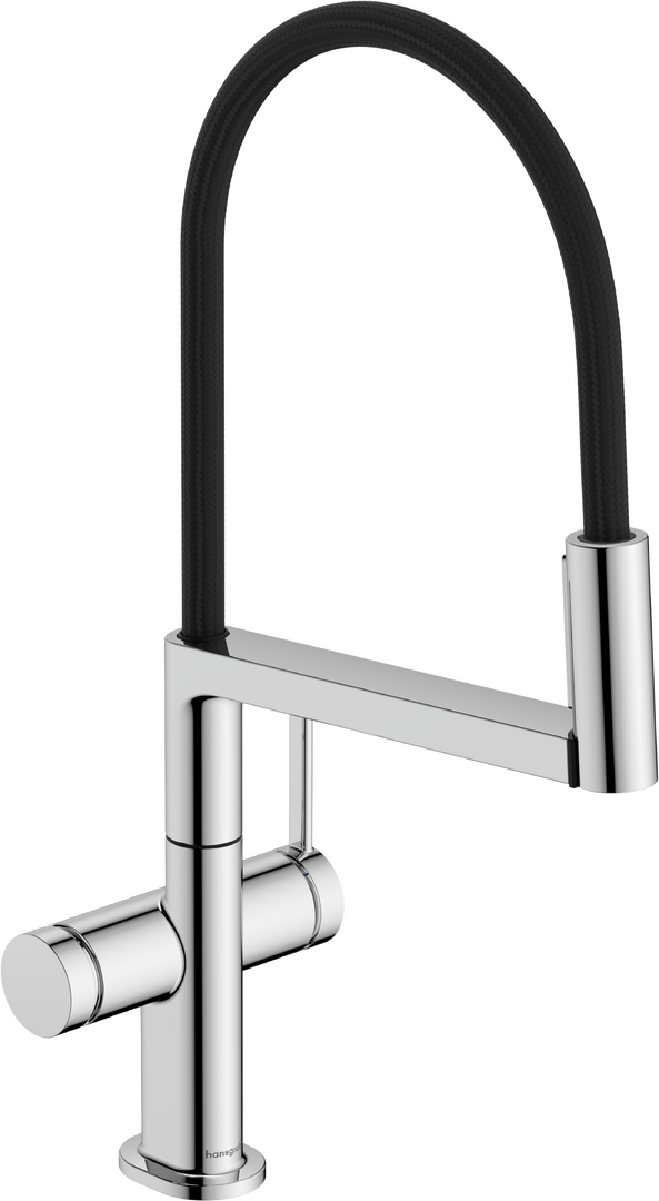 单把手厨房龙头，三种出水模式