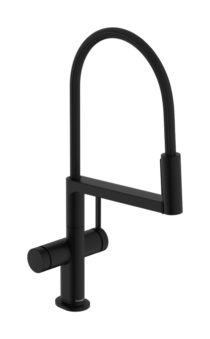 单把手厨房龙头，三种出水模式