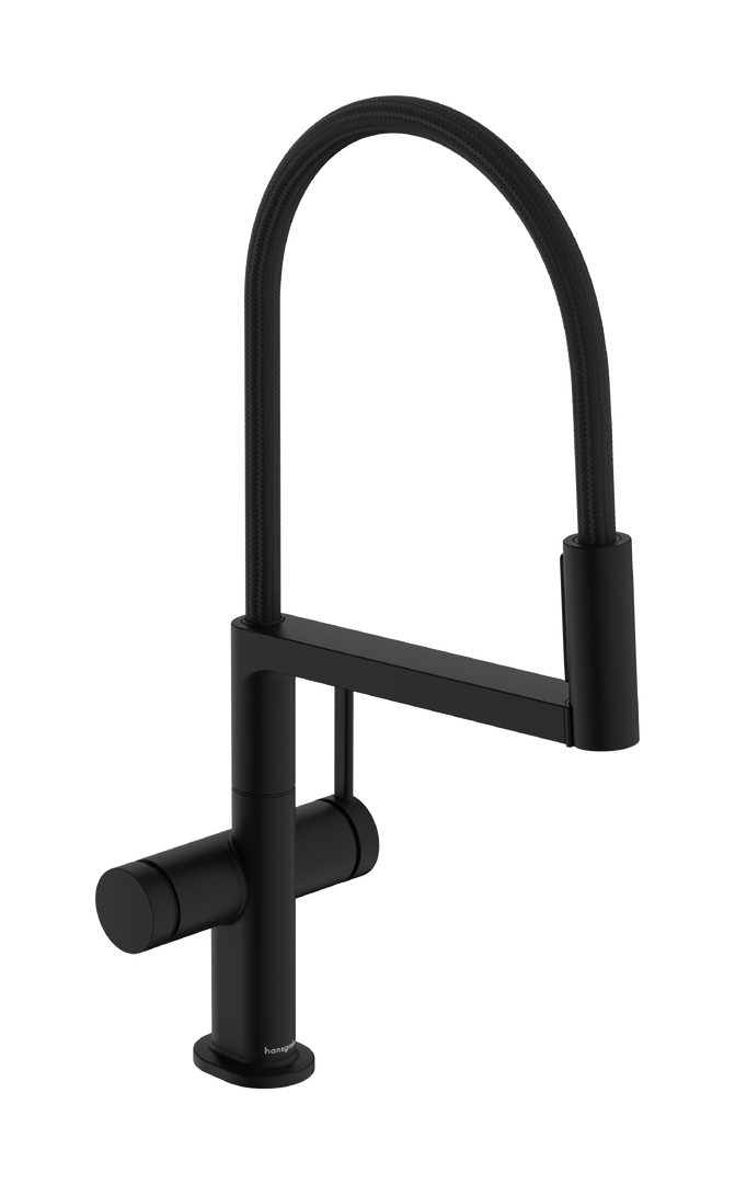 单把手厨房龙头，三种出水模式