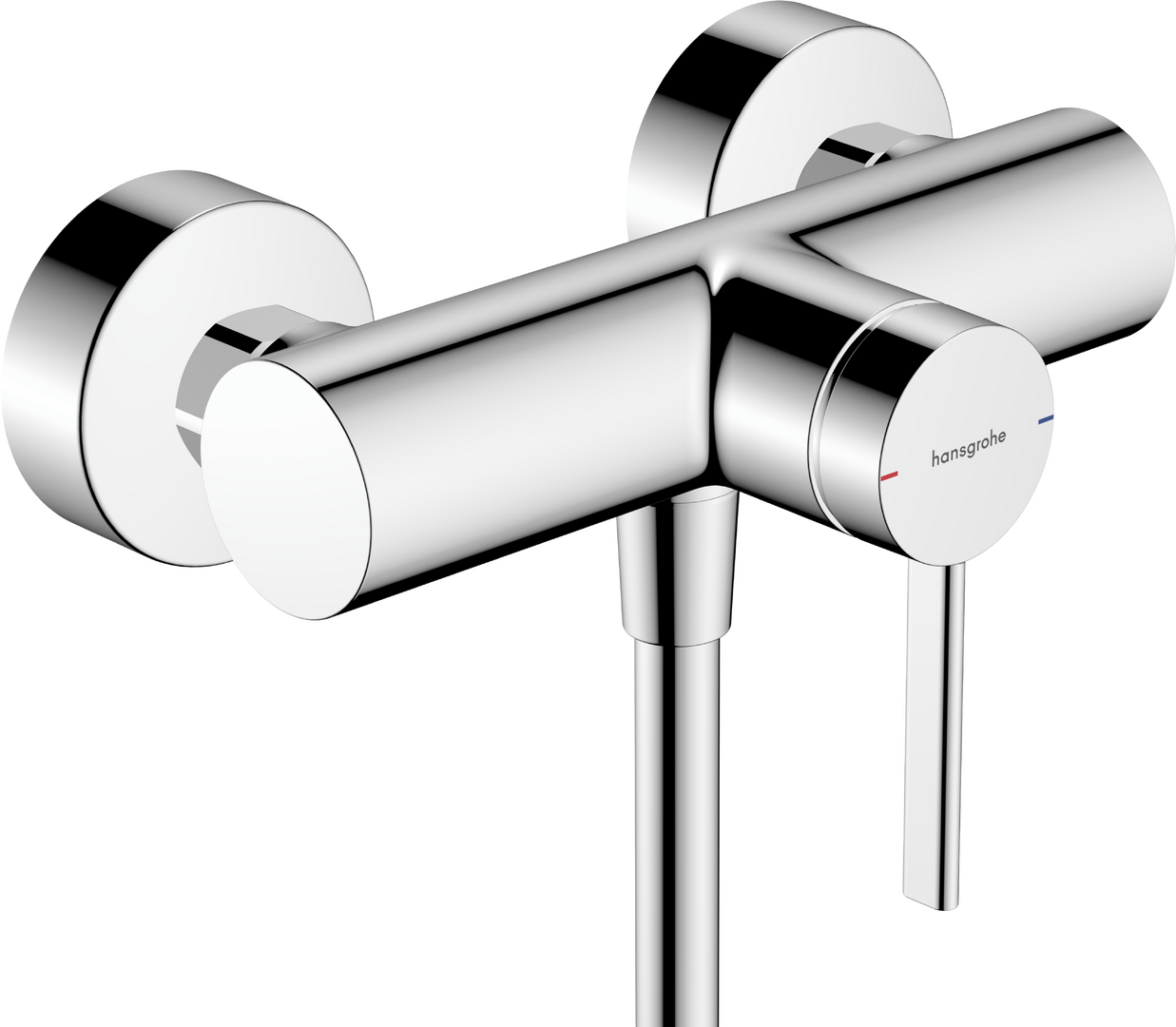 明装单把手淋浴龙头