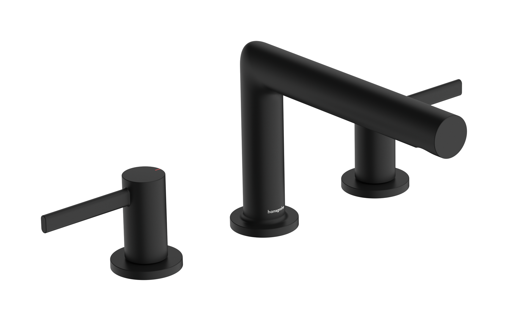 三孔面盆龙头100，带提拉落水套件