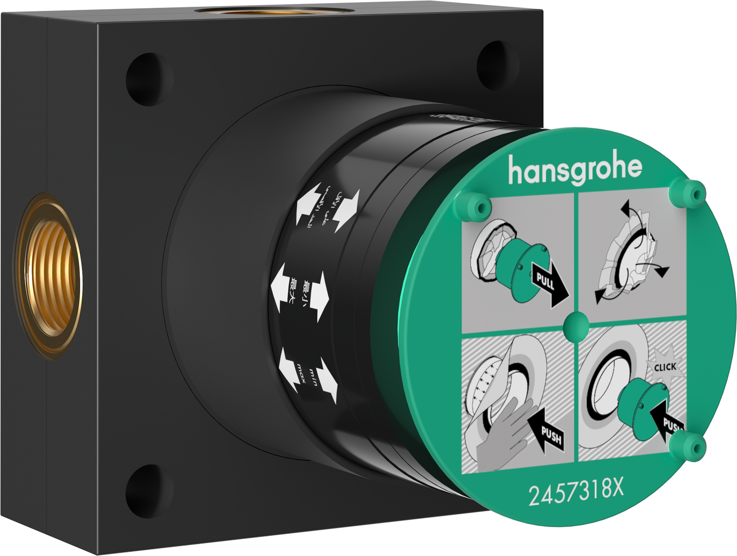 暗装预埋件 适用于头顶花洒 两速